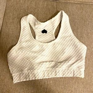 Booty by Brabants Croco Skin White Top